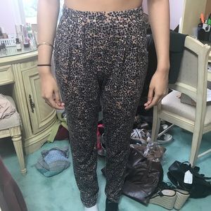 Printed jogger pants